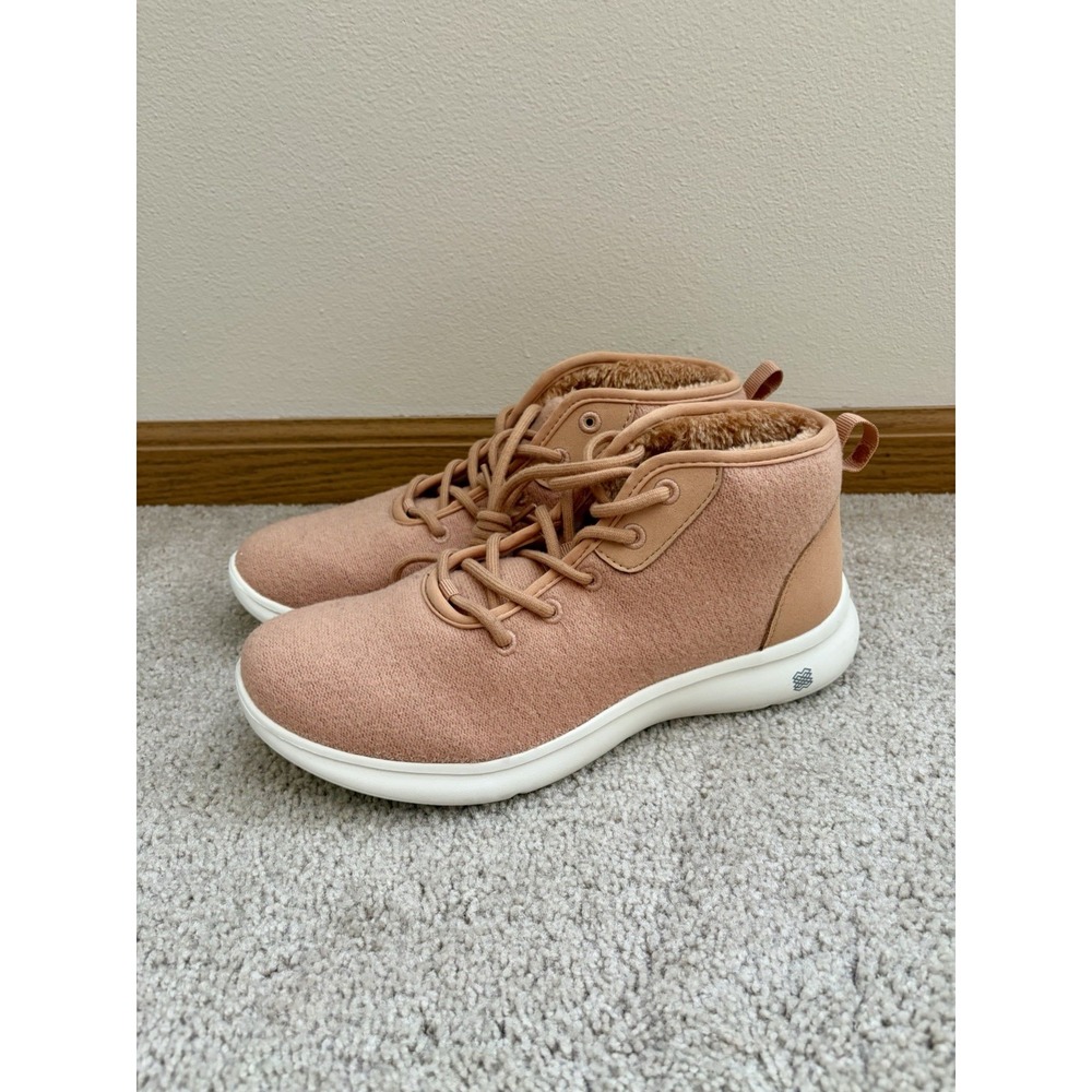 FLX Dynamic Wool AirFoam Shoes Womens 10 Urban Commuter Sneakers Brown NWT